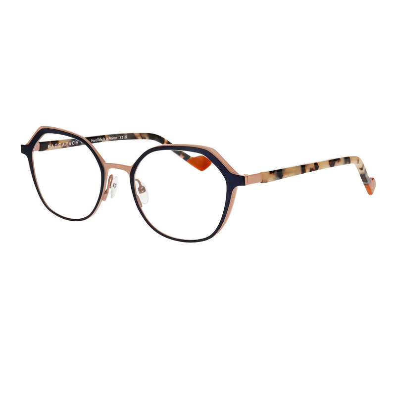 Face A Face - Nendo 3 - 933 - Black / Gold / Safari - Rectangle - Cat-eye - Metal - Eyeglasses