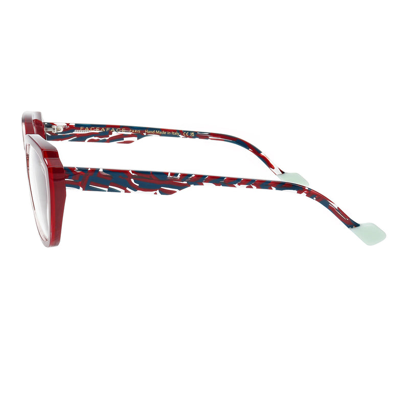 Face A Face - Nooks 1 - 2921 - Red / Blue - Rectangle - Plastic - Acetate - Eyeglasses