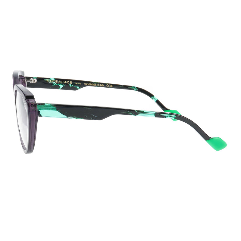 Face A Face - Nooks 2 - 203 - Purple / Green - Rounded Cat-eye - Cateye - Plastic - Acetate - Eyeglasses