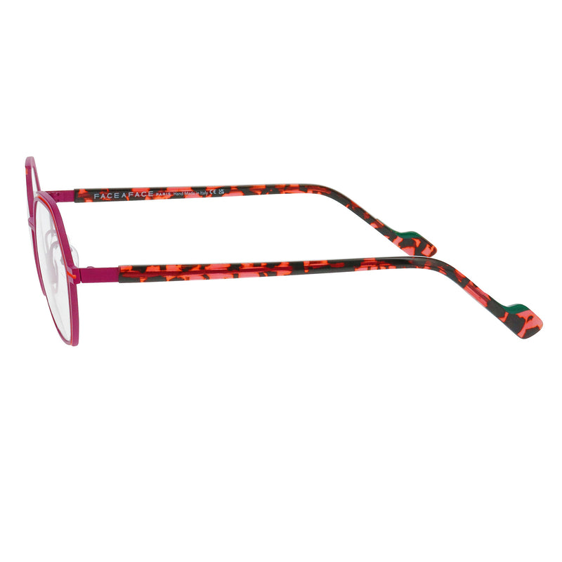 Face A Face - Reeds 1 - 9388 - Magenta / Red - Metal - Round - Eyeglasses