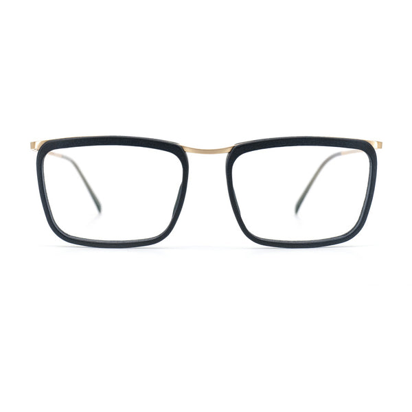 Gotti - CILLIAN - GLB-ASH - Gold / Black - Rectangle - Titanium - 3D Printed - Eyeglasses