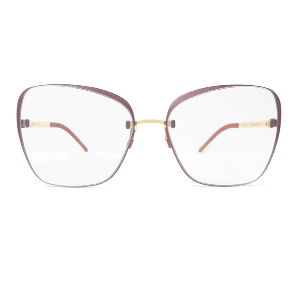 Gotti - CY06_57 - Gold / Blush - Perspective - Space Rim - Butterfly - Rectangle - Rimless - Groove Rim - Eyeglasses