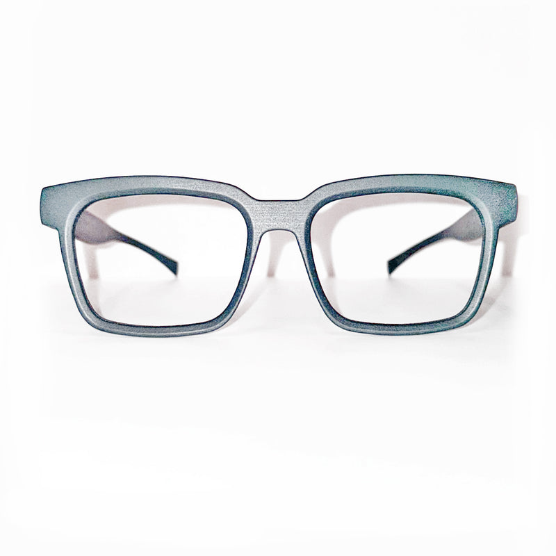 Gotti - Castillo - Slate - Rectangle - 3D Printed - Plastic - Eyeglasses