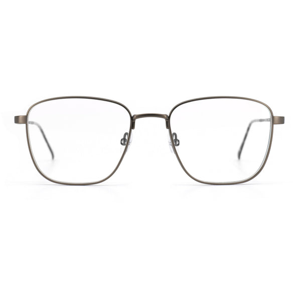 Gotti - Denzil - BRM - Brown Matte - Titanium - Metal - Rectangle - Eyeglasses