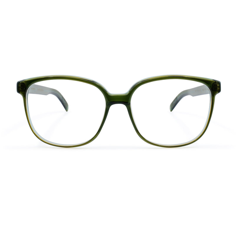 Gotti - Hulda - SEG - Blue-Green Aqua - Rectangle - Plastic - Eyeglasses - Small Bridge