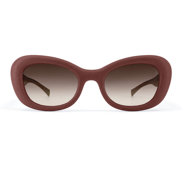 Gotti - ILANA - Blush / Chocolate Gradient Tinted Lenses - Rectangle - Butterfly - 3D Printed - Sunglasses