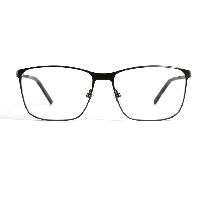 Gotti - Jacob - BRM - Brown Matte - Rectangle - Metal - Titanium - Eyeglasses