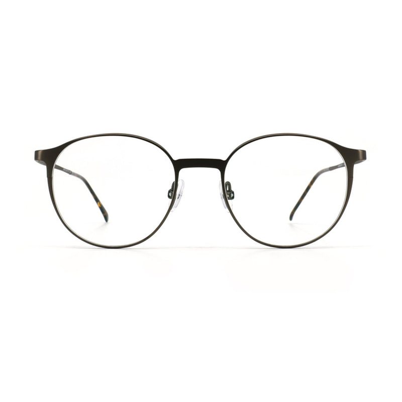 Gotti - Lambert - BRM - Brown Matte - Metal - Round - P3 - Eyeglasses