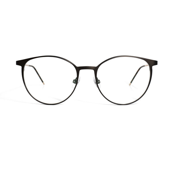 Gotti - Leary - BRM-G - Matte Brown / Gold - Round - P3 - Titanium - Eyeglasses