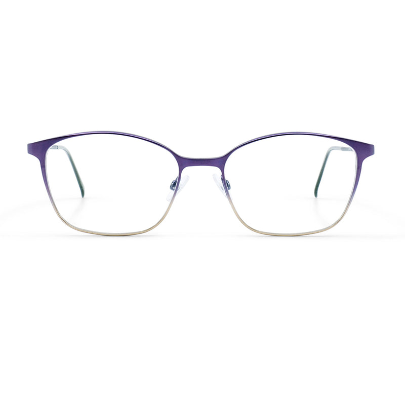 Gotti - Lonie - PUM-GRA - Rectangle - Implied Cat-eye - Metal - Titanium - Eyeglasses