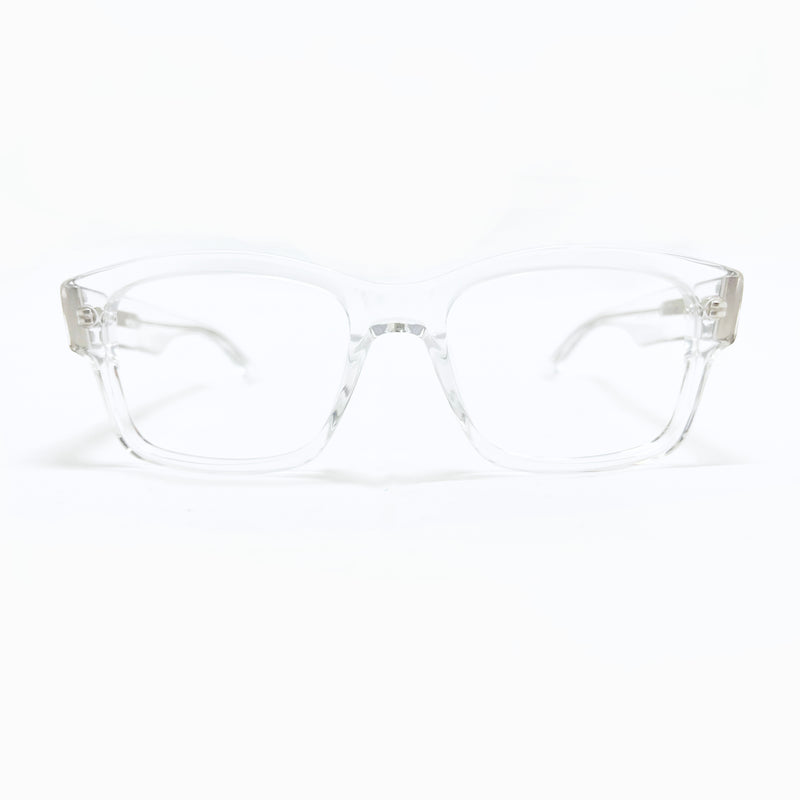 Hicks Brunson Generations - Finn - 48 - Crystal - Bold - Rectangle - Plastic - Eyeglasses