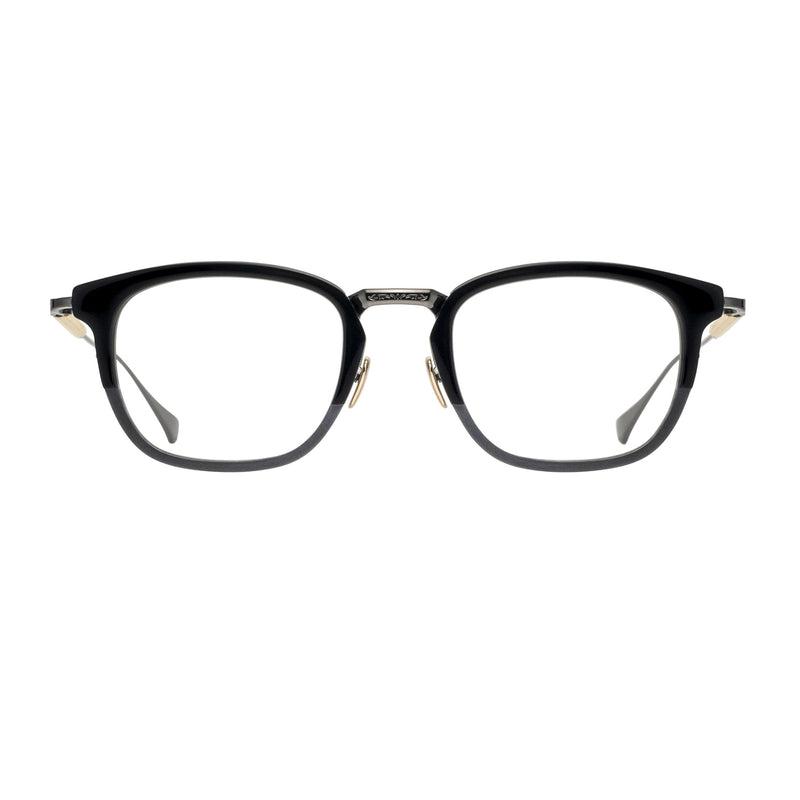 K3 - Kenzo Takada - Masunaga - Aries - #19 - Matte Black / Shiny Black / Gold / Gunmetal - Rectangle - Acetate - Titanium - Eyeglasses