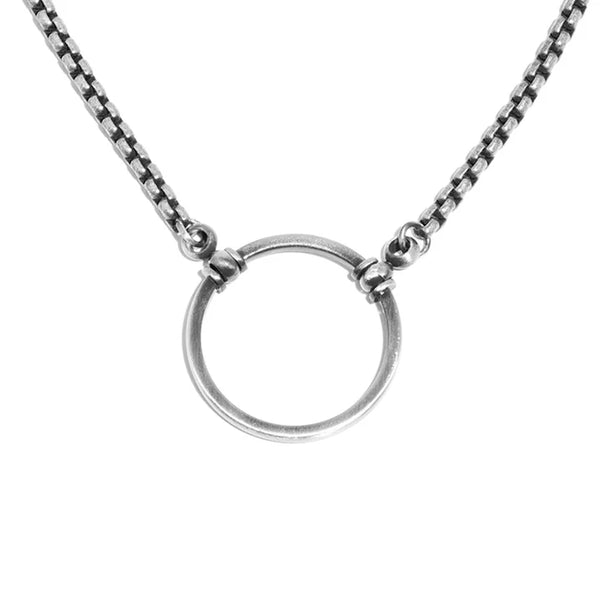 Laloop - 805OC The Charlie - Antique Silver Plated Oxidized Chain - Eyewear Chain - Eyewear Necklace - Eyewear holder