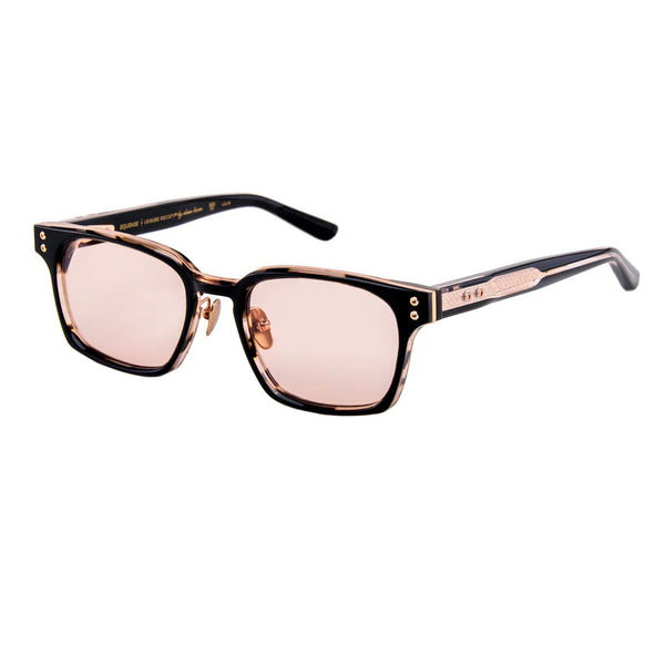 Leisure Society - Equense - Black Tort / Rose Gold / Photochromic Brown to Grey Tinted Lenses - Rectangle - Sunglasses