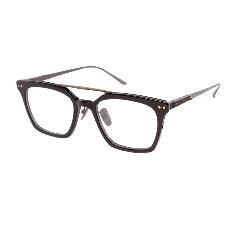 Leisure Society - Thorsen LX - Black / Ruthenium - Rectangle - Titanium - Acetate - Eyeglasses