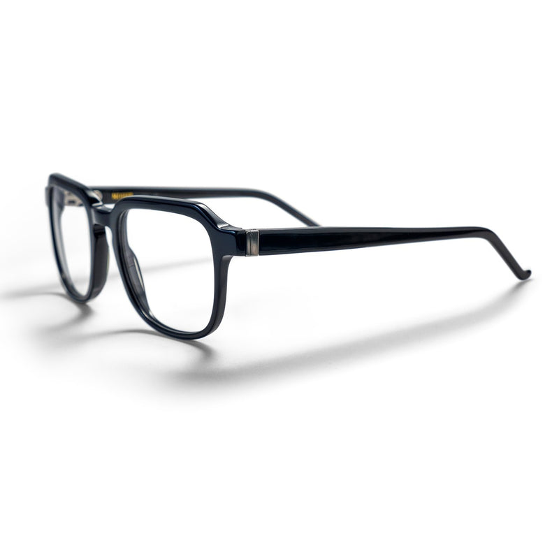MD1888 - EFA - M - 8043 - Shiny Black - Rectangle - Plastic - Acetate - Eyeglasses