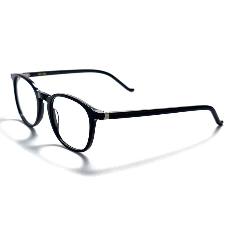 MD1888 - KERIS - M - 8017 - Black - Rounded - Round - Plastic - Acetate - Eyeglasses