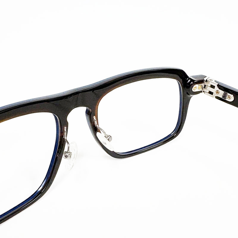 MD1888 - Kane S - 8022 - Navy / Brown - Nose Pads - Rectangle - Plastic - Eyeglasses - Eyewear