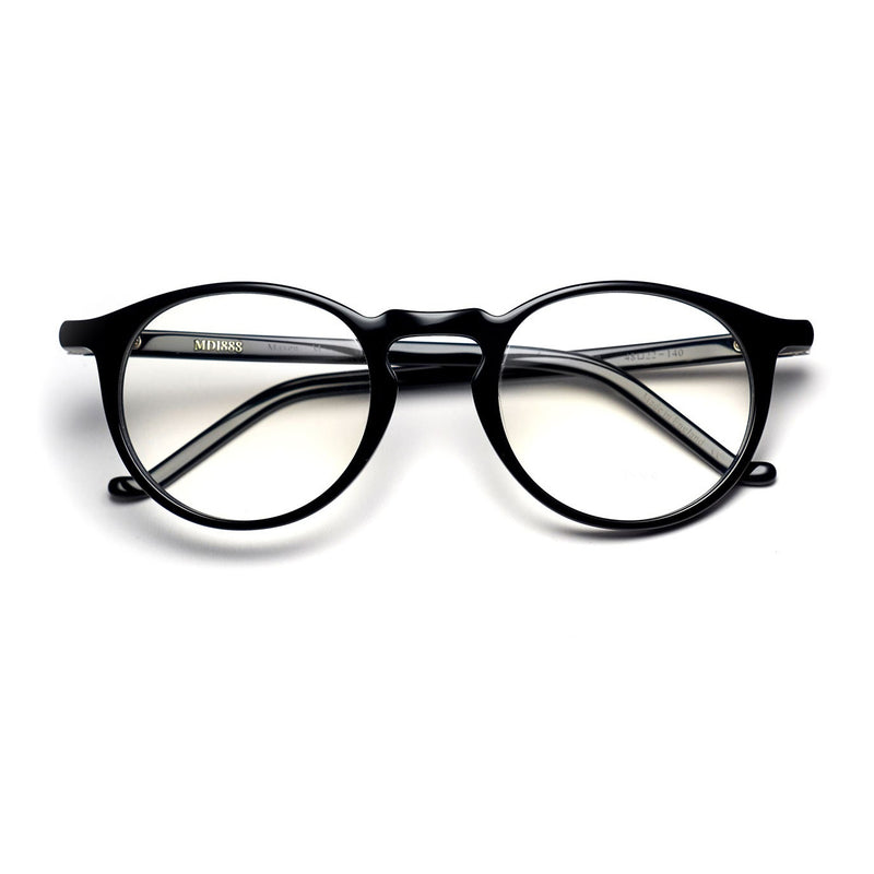 MD1888 - Maxen S - 8017 - Black - Round - Plastic - P3 - Eyeglasses