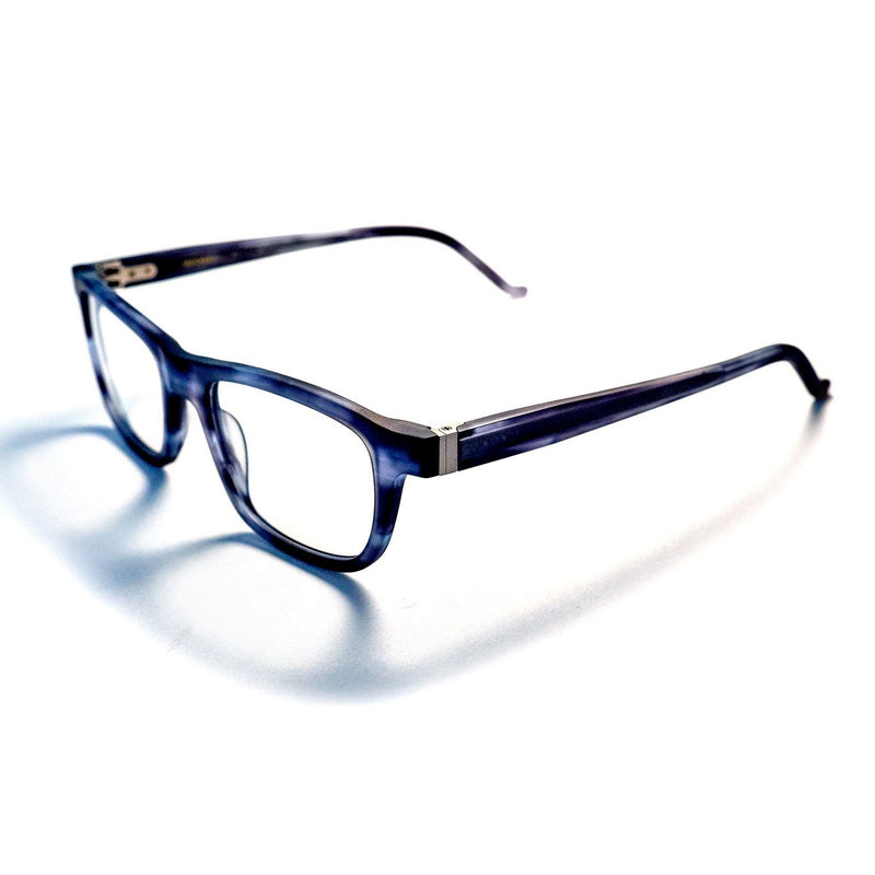 MD1888 - Reese S - 8000 - Matte Blue Smoke - Rectangle - Plastic - Eyeglasses