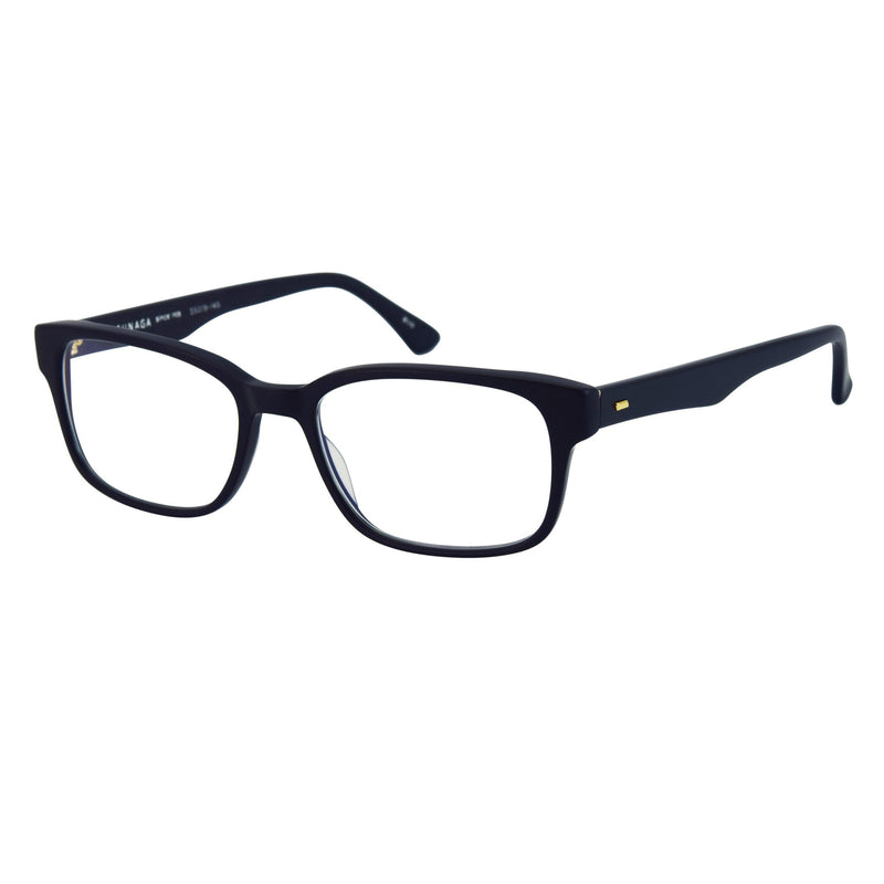 Masunaga - 066 - 19 - Black - Rectangle - Acetate - Plastic - Eyeglasses