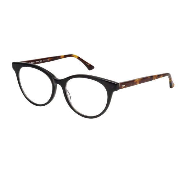 Masunaga - 104 - 39 - Black / Tort / Gold - Cat-eye - Cateye - Plastic - Acetate - Eyeglasses