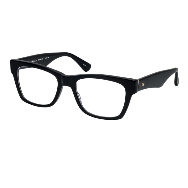 Masunaga - 107 - #19 - Dark Grey - Rectangle - Butterfly - Acetate - Plastic - Eyeglasses