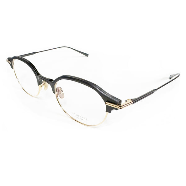 Masunaga - Imaginist - 19 - #19 - Gunmetal / Gold - Round - Rounded - Titanium - Metal - Eyeglasses