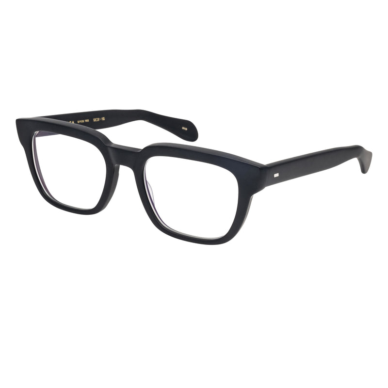 Masunaga - One Hundred - #69 - Matte Black - Rectangle - Plastic - Eyeglasses - Eyewear