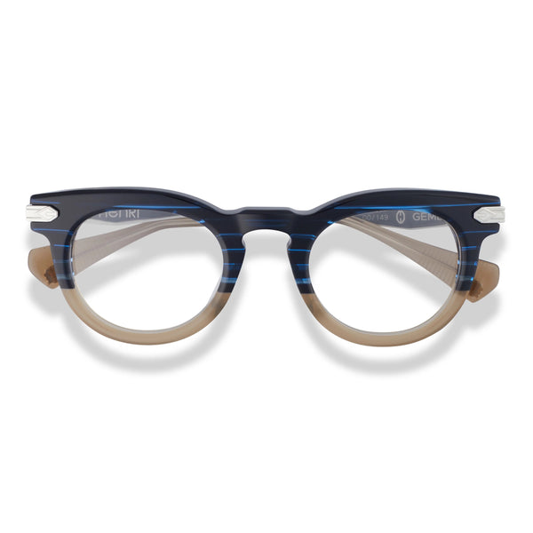 T Henri - Gemera - Port - Blue to Brown - Optical - Eyeglasses - Luxury Eyewear
