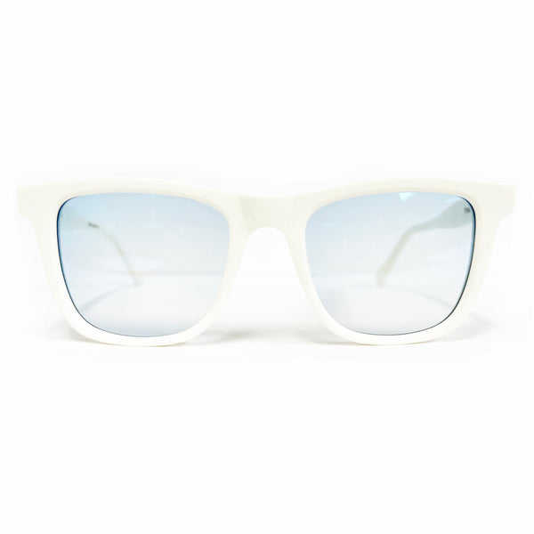 T Henri - Phantom - Ivory - Turquoise Gradient Tinted Lenses - Plastic - Sunglasses - Rectangle