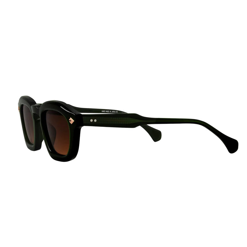 T Henri - Veneno - Shamrock - Brown to Peach - Rectangle - Plastic - Sunglasses - Gradient Tinted Lenses - Luxury Eyewear