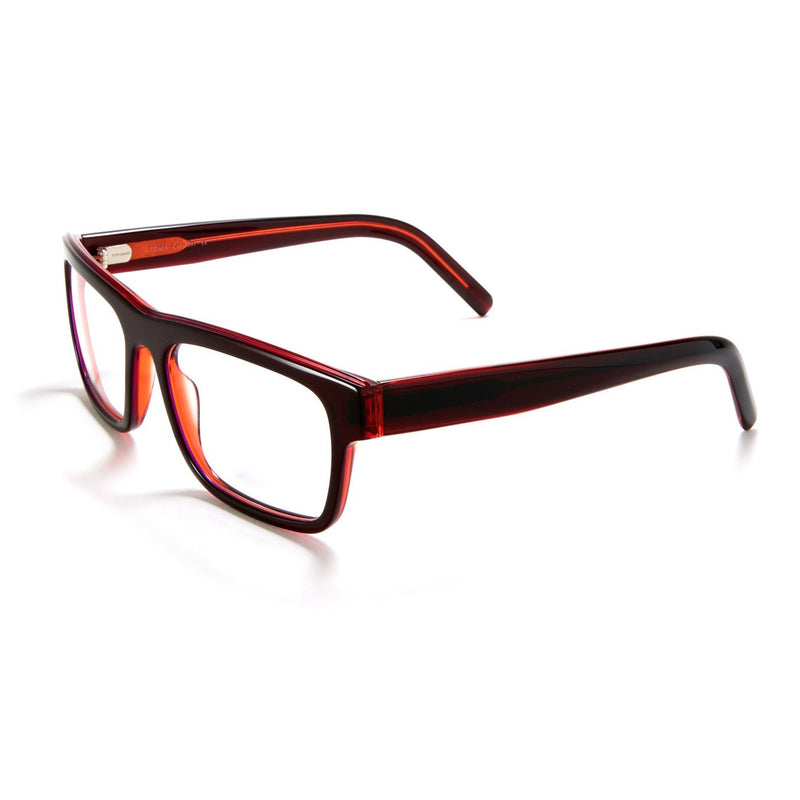 Tom Davies - TD603 - 1391 - Black Red - Rectangle - Plastic - Eyeglasses
