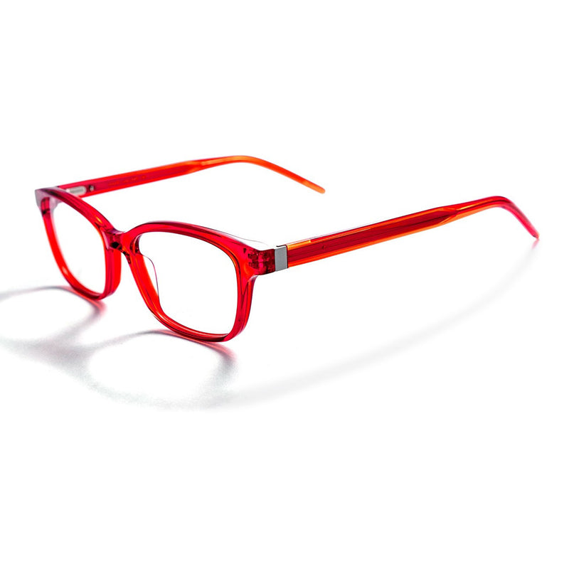 Tom Davies - TD 673 - 1931 - Red - Rectangle - Eyeglasses - Acetate - Plastic