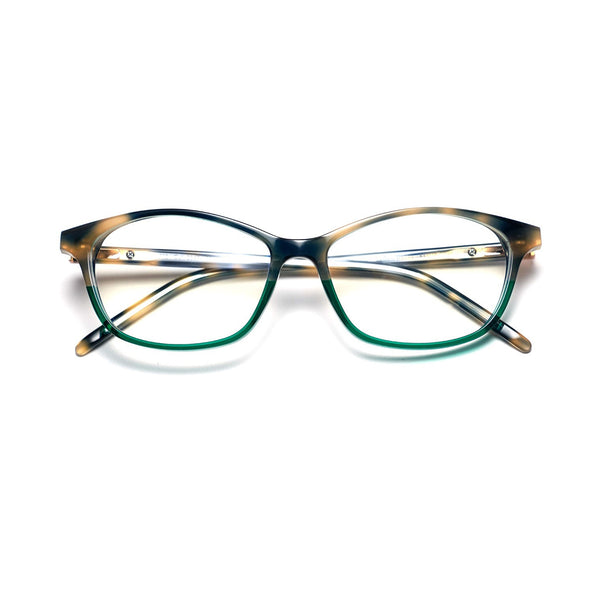 Tom Davies - TD702 - 2047 - Tort / Green - Rectangle - Cat-eye - Plastic - Eyeglasses