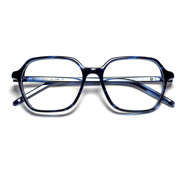 Tom Davies - TD711 - 2080 - Blue - Hexagon - Rectangle - Plastic - Acetate - Eyeglasses
