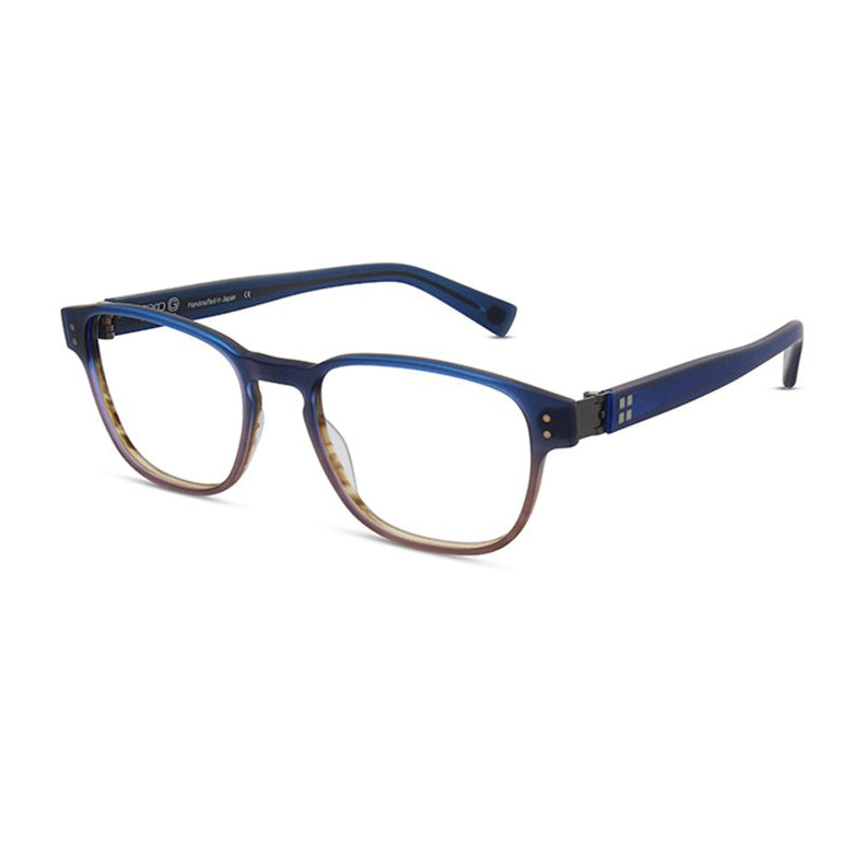 Zero G - Montclair - Blue Green-Brown - Rectangle - Acetate - Plastic - Eyeglasses