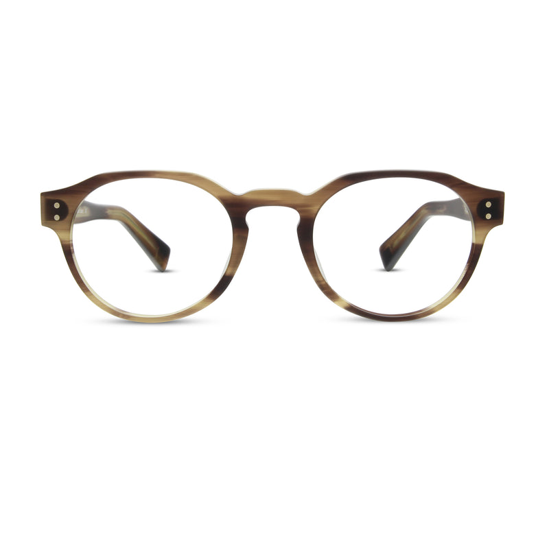 Zero G - Oakland - Brown Haze - Round - Crown Panto - Acetate - Plastic - Eyeglasses