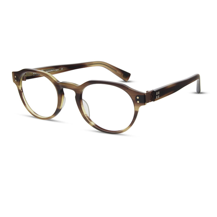 Zero G - Oakland - Brown Haze - Round - Crown Panto - Acetate - Plastic - Eyeglasses