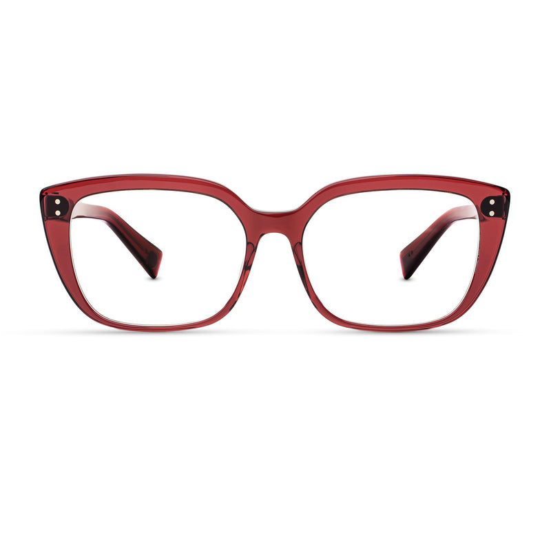 Zero G - Orinda - Burgundy - Rectangle - Butterfly - Acetate - Plastic - Eyeglasses
