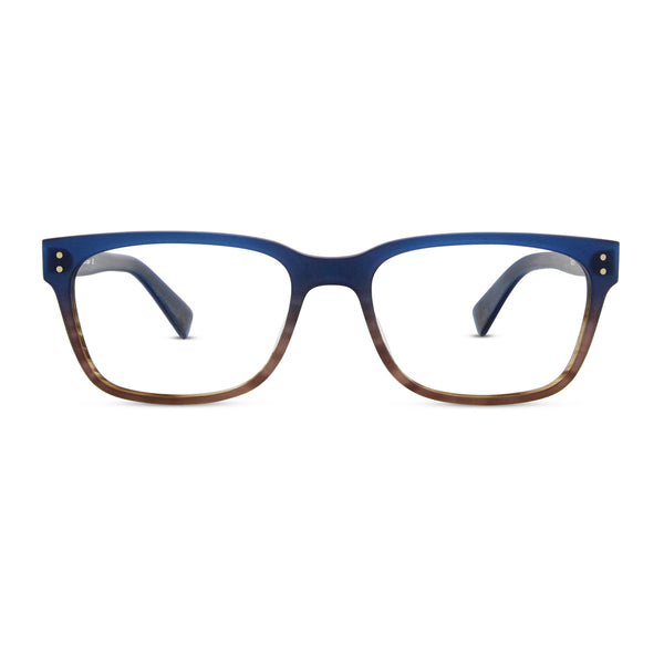 Zero G - San Carlos - Blue Green-Brown - Rectangle - Plastic - Eyeglasses