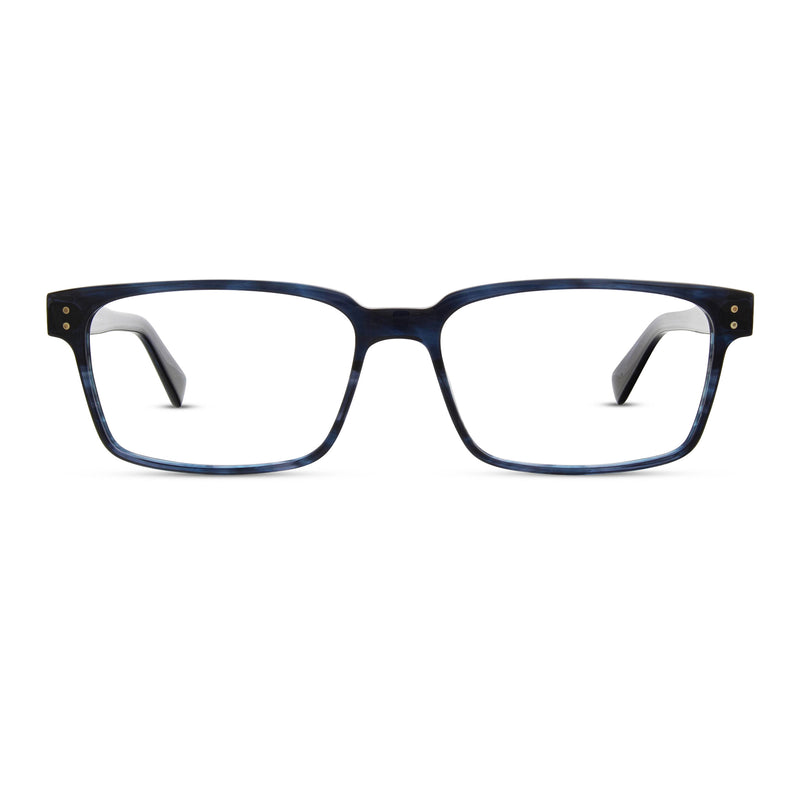 Zero G  - San Marino - Blue - Rectangle - Acetate - Plastic - Eyeglasses
