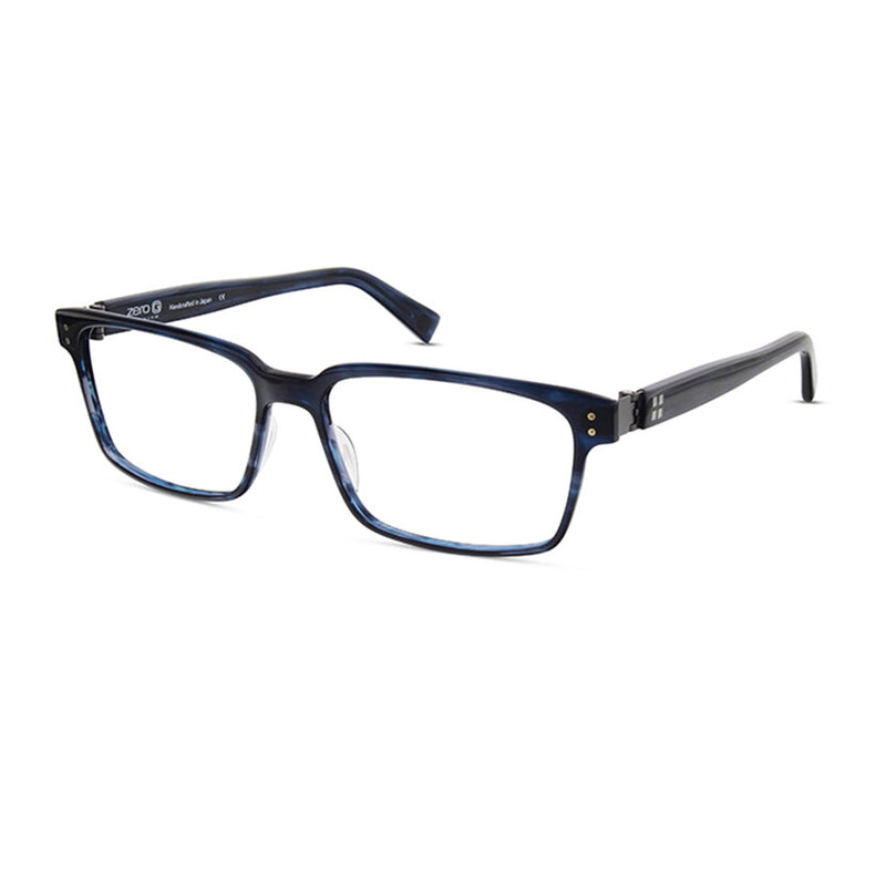 Zero G  - San Marino - Blue - Rectangle - Acetate - Plastic - Eyeglasses