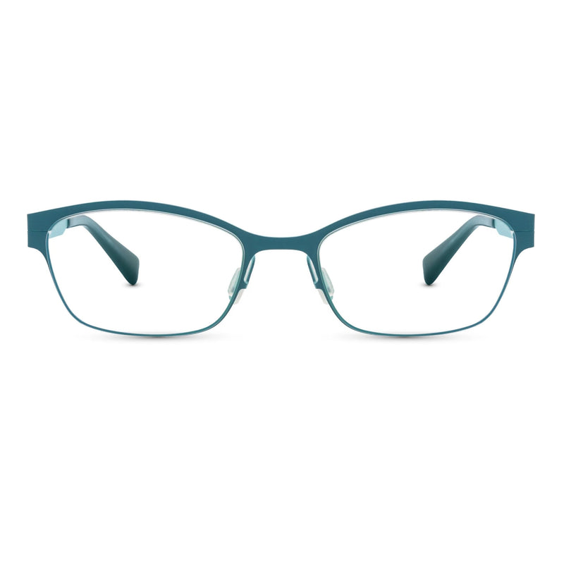 Zero G - Sherrill - Ocean Mist - Cateye - Cat-eye - Rectangle - Titanium - Metal - Eyeglasses - Eyewear