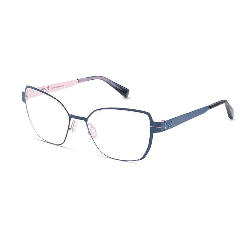 Zero G - Sidney - Navy Blue / Ballet Slipper - Titanium - Metal - Butterfly - Rectangle - Eyeglasses