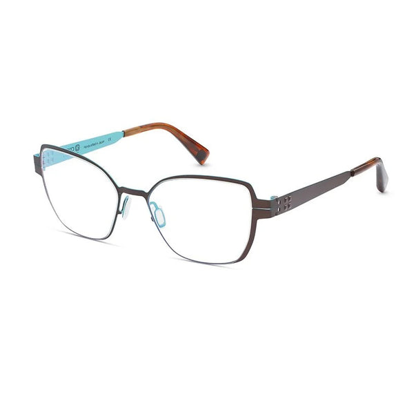 Zero G - Siena - Earth / Dusty Turquoise - Titanium - Metal - Butterfly - Rectangle - Eyeglasses
