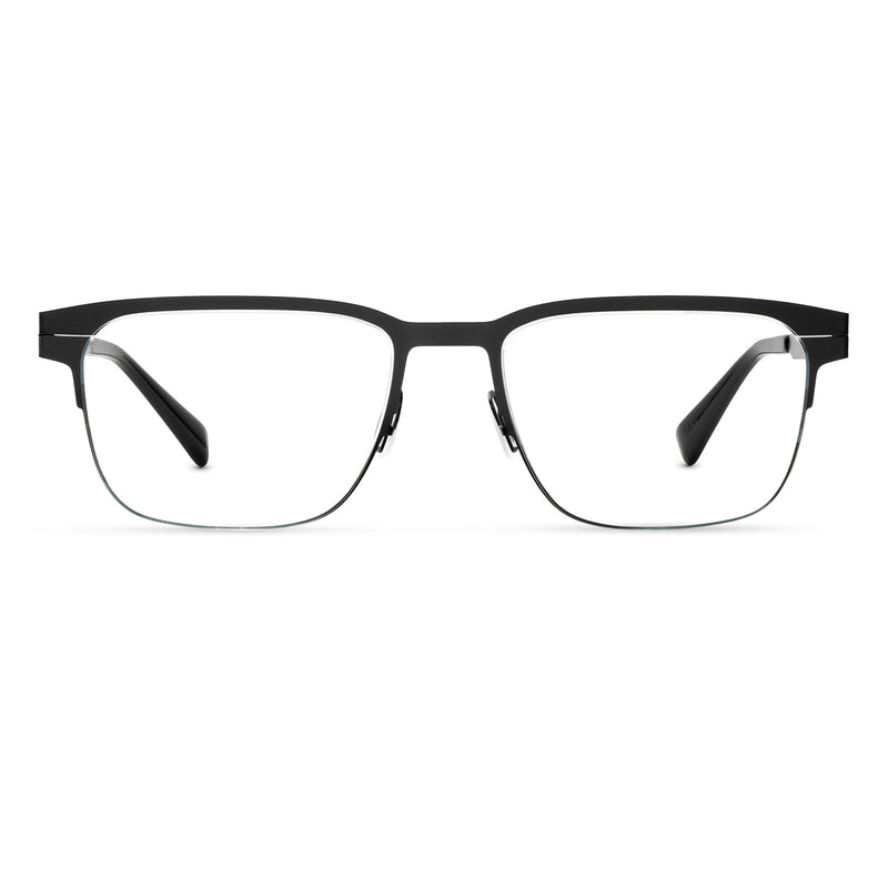 Zero G - Watson - Black - Rectangle - Titanium - Eyeglasses - Eyewear