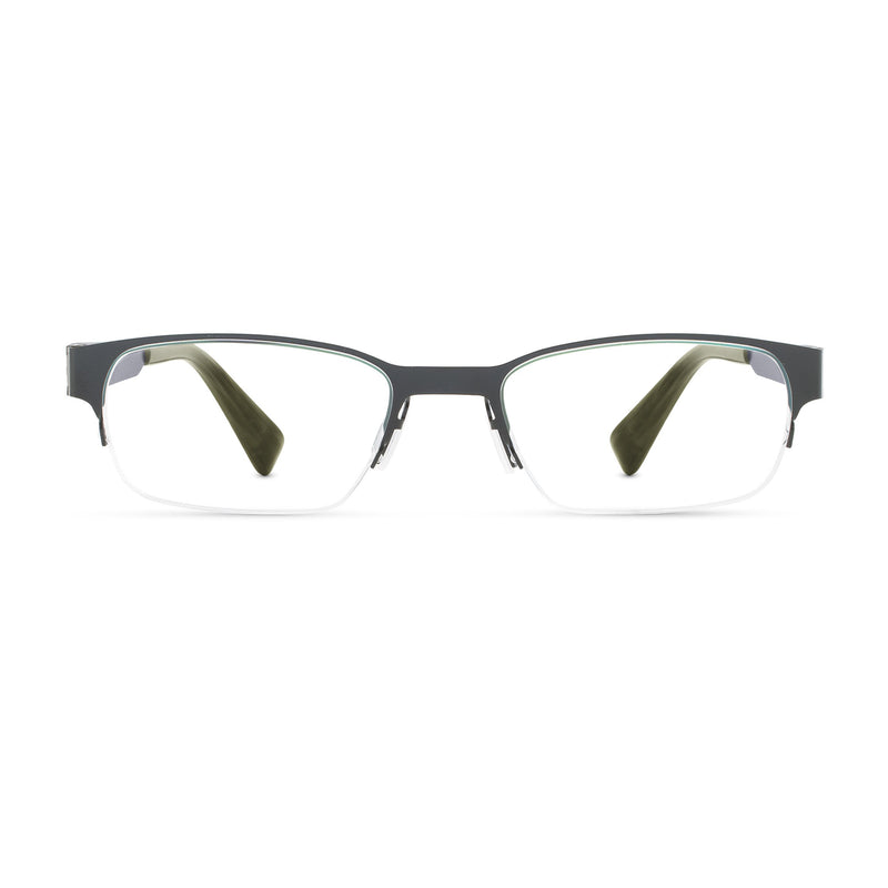 Zero G - Westbury - Khaki / Blue - Half-rimless - Half-rim - Titanium - Rectangle - Eyeglasses