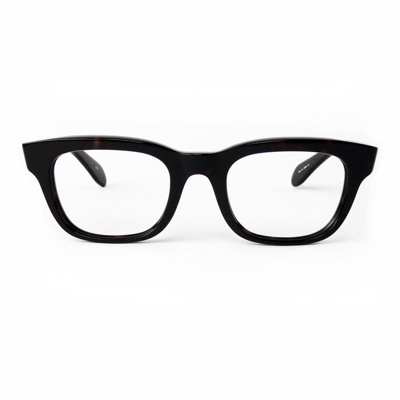 Masunaga - 000 - #43 - 43 - Dark Tortoise - Bold - Rectangle - Eyeglasses - Plastic 