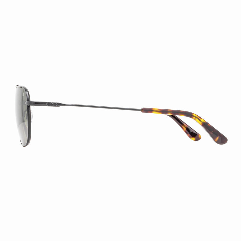 American Optical - Checkmate - Matte Black - Polarized Gray Tinted Lenses - Navigator Sunglasses - Polarized Sunglasses - Metal